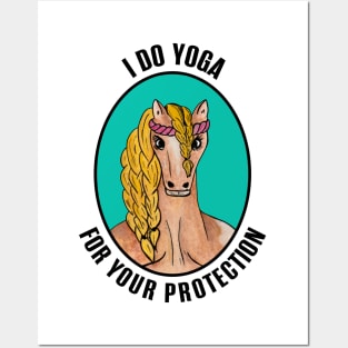 Yoga Horse Posters and Art